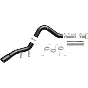 GMC Sierra 3500HD Performance Exhaust - Single Passenger Side Rear Exit - Magnaflow - Black DPF Series - Black - `21-`27