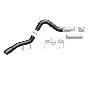 GMC Sierra 3500HD Performance Exhaust - Single Passenger Side Rear Exit - Magnaflow - Black DPF Series - Black - `21-`27