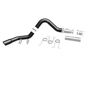 GMC Sierra 3500HD Performance Exhaust - Single Passenger Side Rear Exit - Magnaflow - Black DPF Series - Black - `21-`27