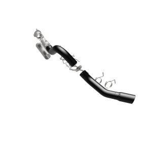 GMC Sierra 3500HD Performance Exhaust - Single Passenger Side Rear Exit - Magnaflow - Black DPF Series - Black - `21-`27