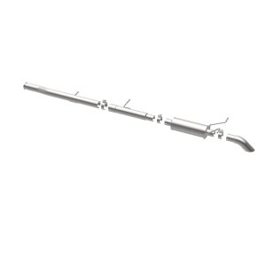 Chevrolet Silverado Performance Exhaust - Rear - Magnaflow - Off Road Pro Cat-Back, Single Wall Turndown Cut Edge Tips - Satin - `09-`10 Chevrolet Silverado Performance Exhaust - Rear - Magnaflow - Off Road Pro Cat-Back, Single Wall Turndown Cut Edge Tips - Satin - `09-`10