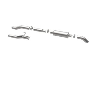 Ford F-150 Performance Exhaust - Single Rear Exit - Magnaflow - Cat Back, Off Road Pro Series - `04-`10