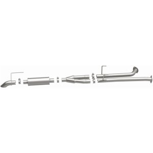 Toyota Tundra Performance Exhaust - Magnaflow - Cat Back, Off-Road Pro Series - Stainless Steel - `07-`08