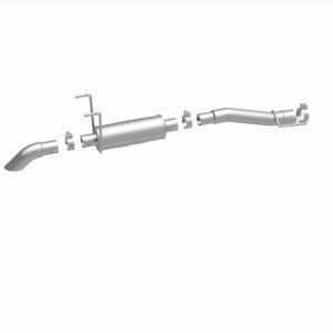 Dodge Ram 1500 Performance Exhaust - Single Rear Exit - Magnaflow - Cat Back Off Road Pro Series - Satin - `06-`07