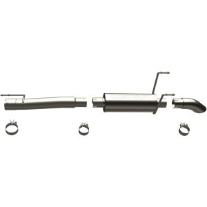 Dodge Ram 1500 Performance Exhaust - Single Rear Exit - Magnaflow - Cat Back Off Road Pro Series - Satin - `06-`07