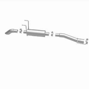 Dodge Ram 1500 Performance Exhaust - Single Rear Exit - Magnaflow - Cat Back Off Road Pro Series - Satin - `06-`07