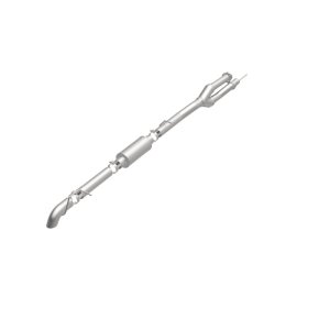 Ford F-250 Performance Exhaust - Rear - Magnaflow - Off-Road Pro Series Cat-Back, 3.5 in Single, Turndown, Stainless Steel - Satin - `11-`16