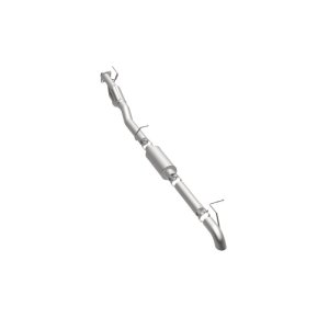 Ford F-250 Performance Exhaust - Rear - Magnaflow - Off-Road Pro Series Cat-Back, 3.5 in Single, Turndown, Stainless Steel - Satin - `11-`16