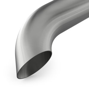 Ford F-250 Performance Exhaust - Rear - Magnaflow - Off-Road Pro Series Cat-Back, 3.5 in Single, Turndown, Stainless Steel - Satin - `11-`16