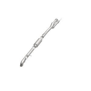 Ford F-250 Performance Exhaust - Rear - Magnaflow - Off-Road Pro Series Cat-Back, 3.5 in Single, Turndown, Stainless Steel - Satin - `11-`16