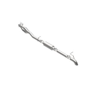 Ford F-250 Performance Exhaust - Rear - Magnaflow - Off-Road Pro Series Cat-Back, 3.5 in Single, Turndown, Stainless Steel - Satin - `11-`16