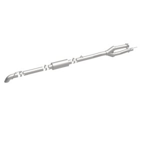 Ford F-250 Performance Exhaust - Rear - Magnaflow - Off-Road Pro Series Cat-Back, 3.5 in Single, Turndown, Stainless Steel - Satin - `11-`16