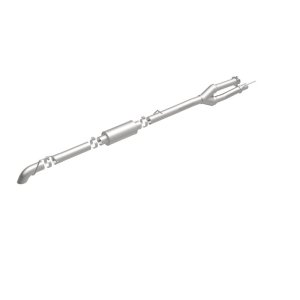 Ford F-250 Performance Exhaust - Rear - Magnaflow - Off-Road Pro Series Cat-Back, 3.5 in Single, Turndown, Stainless Steel - Satin - `11-`16