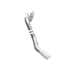 Chevrolet Silverado Performance Exhaust - Single Passenger Side Rear - Magnaflow - PRO DPF Series Cat Back with 6in Tip - Polished - 2017