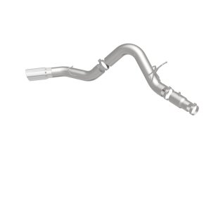 Chevrolet Silverado Performance Exhaust - Single Passenger Side Rear - Magnaflow - PRO DPF Series Cat Back with 6in Tip - Polished - 2017