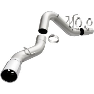 Chevrolet Silverado Performance Exhaust - Single Passenger Side Rear - Magnaflow - PRO DPF Series Cat Back with 6in Tip - Polished - 2017