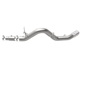 Chevrolet Silverado Performance Exhaust - Single Passenger Side Rear - Magnaflow - PRO DPF Series Cat Back with 6in Tip - Polished - 2017