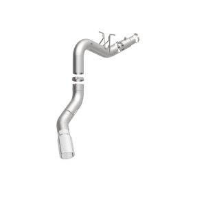 Chevrolet Silverado Performance Exhaust - Single Passenger Side Rear - Magnaflow - PRO DPF Series Cat Back with 6in Tip - Polished - 2017