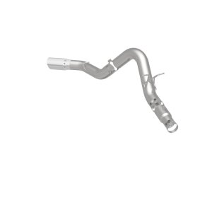 Chevrolet Silverado Performance Exhaust - Single Passenger Side Rear - Magnaflow - PRO DPF Series Cat Back with 6in Tip - Polished - 2017