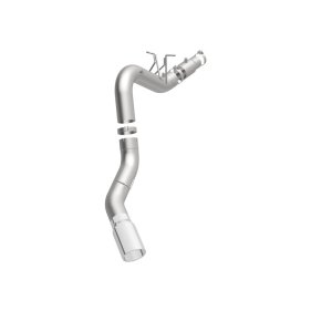 Chevrolet Silverado Performance Exhaust - Single Passenger Side Rear - Magnaflow - PRO DPF Series Cat Back with 6in Tip - Polished - 2017