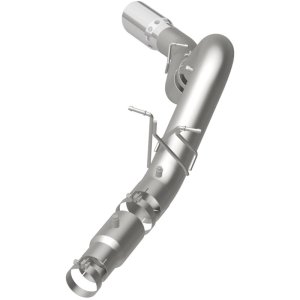 Chevrolet Silverado Performance Exhaust - Single Passenger Side Rear - Magnaflow - PRO DPF Series Cat Back with 6in Tip - Polished - 2017