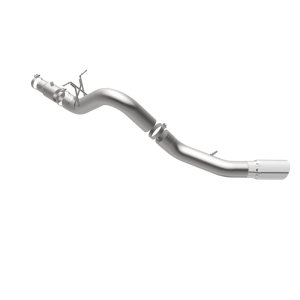 Chevrolet Silverado Performance Exhaust - Single Passenger Side Rear - Magnaflow - PRO DPF Series Cat Back with 6in Tip - Polished - 2017