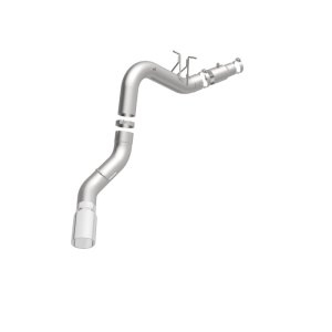 Chevrolet Silverado Performance Exhaust - Single Passenger Side Rear - Magnaflow - PRO DPF Series Cat Back with 6in Tip - Polished - 2017