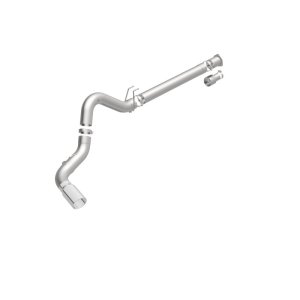 Ford F-250 Performance Exhaust - Single Passenger Side Rear Exit - Magnaflow - Pro Series DPF Back 5in - Polished - `08-`17