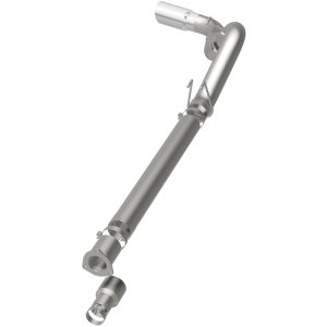 Ford F-250 Performance Exhaust - Single Passenger Side Rear Exit - Magnaflow - Pro Series DPF Back 5in - Polished - `08-`17