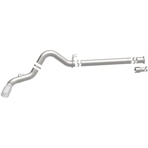 Ford F-350 Performance Exhaust - Single Passenger Side Rear Exit - Magnaflow - Pro Series DPF Back 5in - Polished - `08-`17