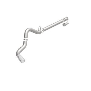 Ford F-350 Performance Exhaust - Single Passenger Side Rear Exit - Magnaflow - Pro Series DPF Back 5in - Polished - `08-`17