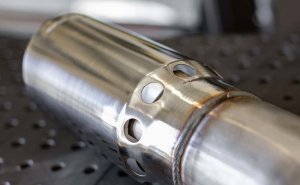 Ford F-350 Performance Exhaust - Single Passenger Side Rear Exit - Magnaflow - Pro Series DPF Back 5in - Polished - `08-`17