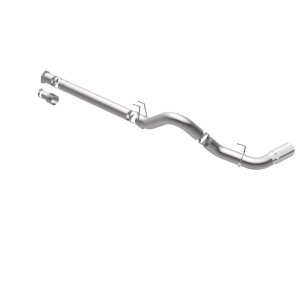Ford F-350 Performance Exhaust - Single Passenger Side Rear Exit - Magnaflow - Pro Series DPF Back 5in - Polished - `08-`17