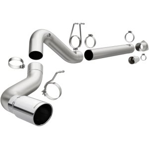 Ford F-350 Performance Exhaust - Single Passenger Side Rear Exit - Magnaflow - Pro Series DPF Back 5in - Polished - `08-`17 Ford F-350 Performance Exhaust - Single Passenger Side Rear Exit - Magnaflow - Pro Series DPF Back 5in - Polished - `08-`17