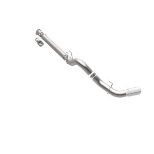 Ford F-350 Performance Exhaust - Single Passenger Side Rear Exit - Magnaflow - Pro Series DPF Back 5in - Polished - `08-`17