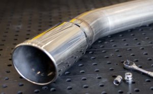 Ford F-350 Performance Exhaust - Single Passenger Side Rear Exit - Magnaflow - Pro Series DPF Back 5in - Polished - `08-`17