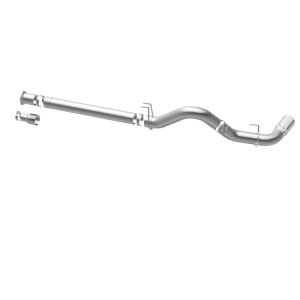 Ford F-450 Performance Exhaust - Single Passenger Side Rear Exit - Magnaflow - Pro Series DPF Back 5in - Polished - `08-`17