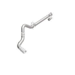 Ford F-450 Performance Exhaust - Single Passenger Side Rear Exit - Magnaflow - Pro Series DPF Back 5in - Polished - `08-`17