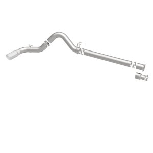 Ford F-450 Performance Exhaust - Single Passenger Side Rear Exit - Magnaflow - Pro Series DPF Back 5in - Polished - `08-`17