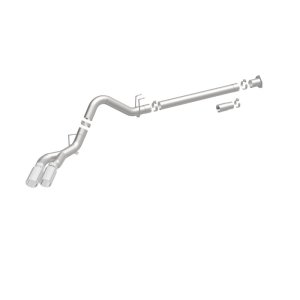 Ford F-250 Performance Exhaust - Passenger Side Rear - Magnaflow - Pro Series Filter-Back with 5in. Polished Welded-On Single Wall Angle Cut Rolled Edge Tips - `08-`25