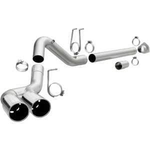 Ford F-350 Performance Exhaust - Passenger Side Rear - Magnaflow - Pro Series Filter-Back with 5in. Polished Welded-On Single Wall Angle Cut Rolled Edge Tips - `08-`25 Ford F-350 Performance Exhaust - Passenger Side Rear - Magnaflow - Pro Series Filter-Back with 5in. Polished Welded-On Single Wall Angle Cut Rolled Edge Tips - `08-`25