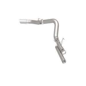 Dodge Ram 3500 Performance Exhaust - Single Passenger Side Rear Exit - Magnaflow - DPF Back, PRO DPF Series - Polished - `07-`17