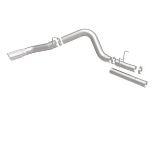Dodge Ram 3500 Performance Exhaust - Single Passenger Side Rear Exit - Magnaflow - DPF Back, PRO DPF Series - Polished - `07-`17