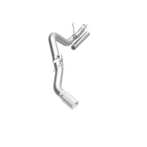 Dodge Ram 3500 Performance Exhaust - Single Passenger Side Rear Exit - Magnaflow - DPF Back, PRO DPF Series - Polished - `07-`17