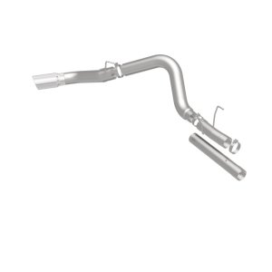 Dodge Ram 3500 Performance Exhaust - Single Passenger Side Rear Exit - Magnaflow - DPF Back, PRO DPF Series - Polished - `07-`17