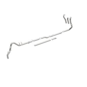 Ford F-250 Super Duty Performance Exhaust - Single Passenger Side Rear Exit - Magnaflow - Turbo Back - `99-`03