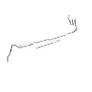 Ford F-250 Super Duty Performance Exhaust - Single Passenger Side Rear Exit - Magnaflow - Turbo Back - `99-`03