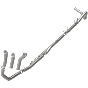 Ford F-250 Super Duty Performance Exhaust - Single Passenger Side Rear Exit - Magnaflow - Turbo Back - `99-`03