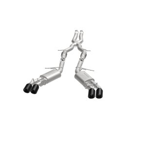 Cadillac CTS Performance Exhaust - Quad Split Rear - Magnaflow - Cat Back Competition Series - Carbon Fiber - `15-`17