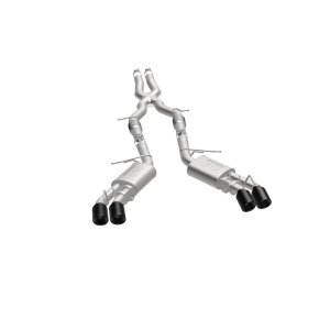 Cadillac CTS Performance Exhaust - Quad Split Rear - Magnaflow - Cat Back Competition Series - Carbon Fiber - `15-`17